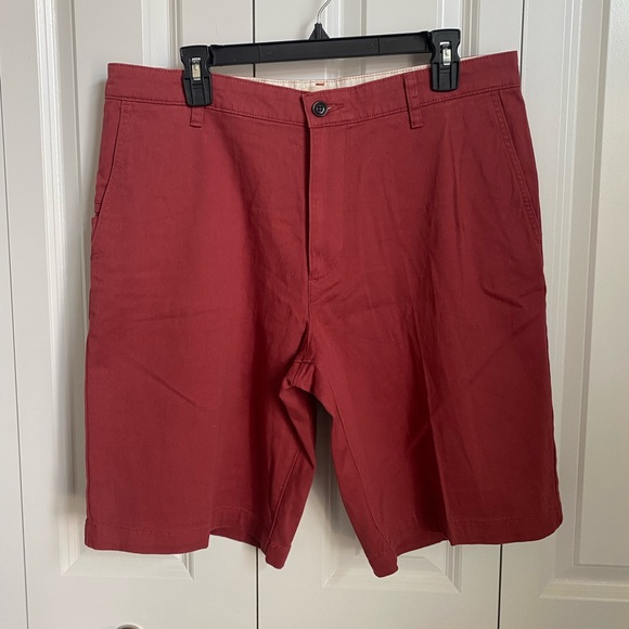 Dockers Other - Dockers Men's Flat-Front Shorts in Brick Red